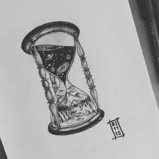 Hour Glass Tattoo Idea Have The Sand Flowing In It But Have A Person Meditate On The Bottom With The Sand Surrounding Hourglass Tattoo Tattoos Tattoo Drawings