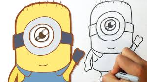 Como Dibujar Un Minion Tierno How To Draw Minion Minions Drawings Lily