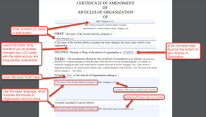 How To Change Your Ny Llc Name Certificate Of Amendment Llc University