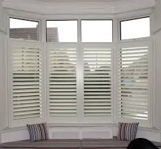 Plantation shutters appeal home shading. Plantation Shutters Cafe Style In A Bay Window With Window Seat Bournemouth Contemporary Dorset By The Shuttershack Uk Houzz