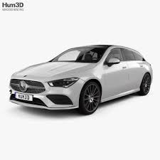Mercedes Benz Cla Class Shooting Brake Amg Line 2019 Fully Editable And Reusable 3d Model Of A Car 3d 3dmodel 3ddesign In 2020 Mercedes Benz Shooting Brake Benz