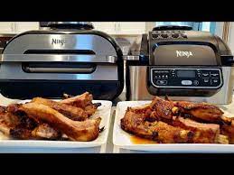 Ninja Foodi Grill Vs Ninja Foodi Smart Xl Grill Battle Brown Sugar Ribs Youtube Ribs On Grill Chicken Soup Recipes Food Videos
