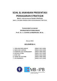 Adalah suatu pengambilan keputusan tentang biaya, bauran dan alokasi pemasaran, dll. Doc Soal Jawaban Presentasi Pemasaran Strategik Herni Desriyani Academia Edu
