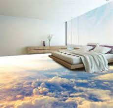 Dreamlike Sky 3d Floor Mural Photo Flooring Wallpaper Home Printing Decoration Ebay In 2020 Floor Murals Floor Wallpaper 3d Floor Art