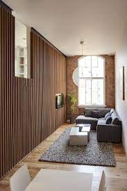 Apartment In Bow Quarter London On Architizer Apartment Design House Design Narrow Living Room