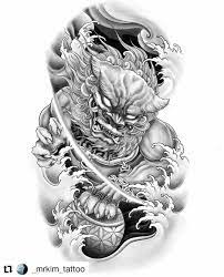 Foo dogs are a mythological asian creature designed to protect people from harm. 140 Lowe Foo Dog Ideen Japanische Tattoos Tattoo Ideen Tattoos