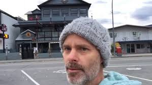 Prime Minister of Canada Tom Cowles Outside of Salty's Penticton British  Columbia