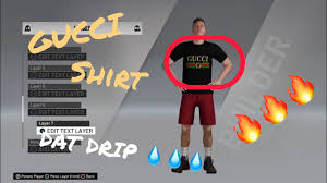 Nba 2k20 How To Make A Gucci Shirt For Pro Am Youtube