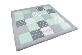 tapis deveil en patchwork f pour bebe confortable et krabbeldecke baby krabbeldecke laufgittereinlage