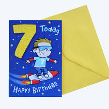 Whether they like to keep things modern or are a little more traditional, our diverse range of daughter and partner christmas cards is sure to have the perfect one. Birthday Card 7th Birthday Boy Garlanna Greeting Cards