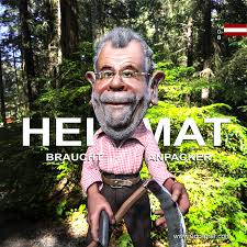 Considering technical aspects of photo, it is one of my lucky ones, as it was. Karikatur Van Der Bellen Von Udo Graf Dasauge