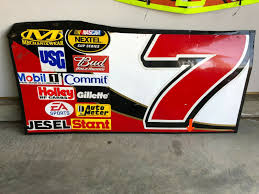 Nascar cup series xfinity series gander rv & outdoor truck series pinty's series ntt indycar series arca menards series. Robby Gordon Race Used Nascar Sheetmetal Door Panel Jim Beam Bourbon Whiskey 7 Race Used 360