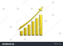 Unique stock market stickers designed and sold by artists. Finance Rising Up Logo Gold Style 3d Render Illustration Finance Business Bar Graph Chart Growth Success Financial Gold Style Finance Finance Quotes