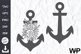 Maybe you would like to learn more about one of these? Floral Anchor Svg Anchor Svg File Grafik Von Wanchana365 Creative Fabrica