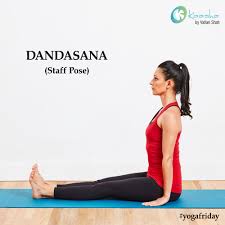 Dandasana Staff Pose Poses Back Muscles Improve Posture