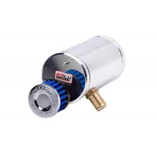 Normally, the pcv (positive crankcase ventilation) valve uses intake vacuum to relieve the pressure. Oil Catch Tank Breather Tank With Filter Bez Filterka 8mm