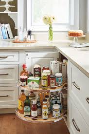 Corner kitchen cabinet ideas that transform this awkward space into something useable. Curved Corner Pull Out Schrock Cabinetry