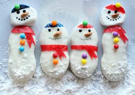 Better'n nutter butters is a whole grain peanut butter sandwich cookie my family begs me to bake. Nutter Butter Snowman Cookies