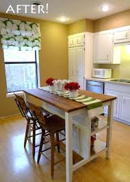 kitchen island with seating for 4