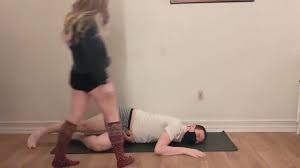 Ballbusting my Boyfriend in Red Socks Preview| Amateur ballbust couple  kicks knees squeeze balls