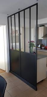 Cloison 3 En 1 Axioma Noire Cloison Idee Deco Cuisine Ouverte Cloison Amovible