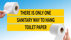 It will be interesting to see if you have been doing it right all these years. There Is Only One Sanitary Way To Hang Toilet Paper Youtube