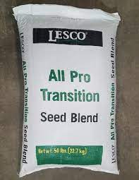 Lesco Tall Fescue All Pro Transition Blend Grass Seed 25 Lbs Grass Seed Fescue Grass Seed Seeds