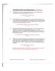 Some of the worksheets displayed are ideal gas law name chem work 14 4, ideal gas law practice work 2, work 7, ideal gas law work pv nrt, ideal gas law practice. Pra026 Combined Gas Law Worksheet 1 If I Initially Have 4 0 L Of A Gas At A Pressure Of 1 1 Atm What Will The Volume Be If I Increase The Pressure To Course Hero