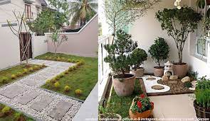 Pencahayaan di taman depan rumah juga dapat menjadi elemen arsitektural yang menarik dan fungsional. 7 Desain Taman Depan Rumah Sederhana Yang Cantik Dan Asri