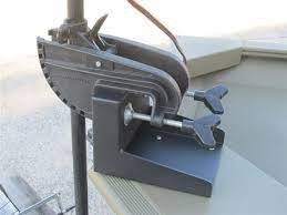 Will not fit on kayaks! Trolling Motor Bow Mount Bracket For Transom Motors Trolling Motor Jon Boat Aluminum Fishing Boats
