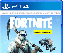 Contiente un codice per la redenzione. Fortnite Zero Assoluto Ps4