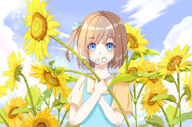 Bunga matahari atau bahasa jepangnya disebut himawari, merupakan jenis bunga yang menjadi simbol khusus bagi masyarakat jepang karena menandakan musim panas tiba. Gadis Sinar Matahari Bunga Matahari Gambar Unduh Gratis Ilustrasi 401369202 Format Gambar Psd Lovepik Com