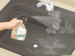 3 ways to clean a granite sink wikihow