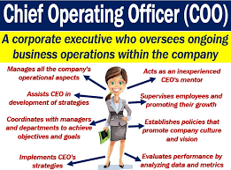Due to company growth, they are now looking to recruit a coo. Coo Or Chief Operating Officer Definition And Examples
