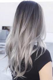 Black And White Hair Color Narcissa Popular Pins In 2020 Grey Ombre Hair Ombre Hair Blonde Grey Hair Color