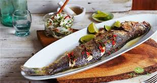 Reteta de lavrac (biban de mare) cu legume, la tigaie o gasiti publicata si pe selgroscautapasiunea.ro. Biban De Mare Cu Cocos