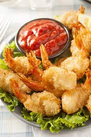 Tempura De Crevettes A La Noix De Coco Une Recette Simple Et Delicieuse Pour L Entree Ou L Aperitif Recette Crevettes Frites Crevettes A La Noix De Coco Crevette Tempura