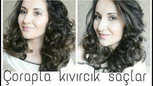 Corapla Kivircik Saclar Isi Kullanmadan Kivircik Saclar No Heat Waves Curls Youtube
