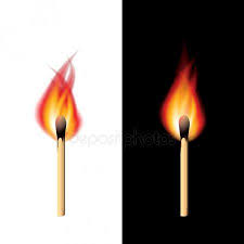 Burning Match Black And White Vector Stock Vector Spon Black Match Burning White Ad Vector Free Mirror Vector Halloween Vector