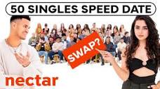 50 singles speed date in front of strangers | vs 1 - YouTube