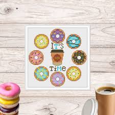 The ease of this pattern is just right for a novice / beginner stitcher. Sunny Cross Stitches On Twitter Check Out The Coffee Cross Stitch Pattern In Our Etsy Shop Https T Co Eel3rcqumx Crossstitch Sunnycrossstitches Coffeetime Coffee Donuts Handmade Https T Co Ihzoyuiwnq