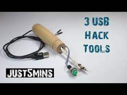 3 Easy To Make Usb Hack Tools Just 5 Mins Tool Hacks Foam Cutter Soldering