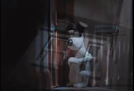 A sketch from nick parks cartoon wallace & gromit in the wrong trousers”  (great britain, 1993)