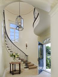 Terrific Stairwell Chandelier Staircase Mediterranean With Entry Foyer Lighting