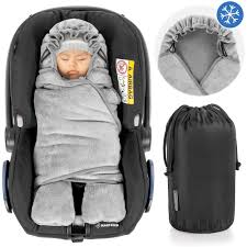 Im ersten teil zeige ich euch, welche #wolle ich benutzt. Zamboo Einschlagdecke Mit Fussen Winter Grau Babyartikel De