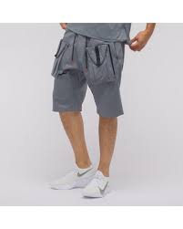 Nike Cotton Acg Deploy Cargo Shorts In Cool Grey In Gray For Men Lyst