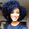 Curly Blue Natural Hair