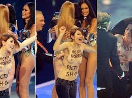 Bevor die show begann, gab es online auf prosieben.de eine preshow in der etage 7 und dort war ich live zu gast. Nackt Protest Heidi Horror Picture Show Wahrend Gntm Finale Stars Vienna At