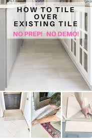 So now you have the full answer to the question, can you tile over existing wall tiles? Lvt Flooring Over Existing Tile The Easy Way Vinyl Floor Installation Diy Luxury Vinyl Flooring Vinyl Flooring Installation Vinyl Flooring