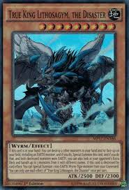 True King Lithosagym The Disaster Yu Gi Oh Wiki Fandom If this card is destroyed by card effect: true king lithosagym the disaster yu
